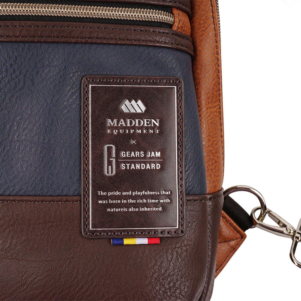 MADDENxGear’s JAM コラボ ボディバッグ キャメル