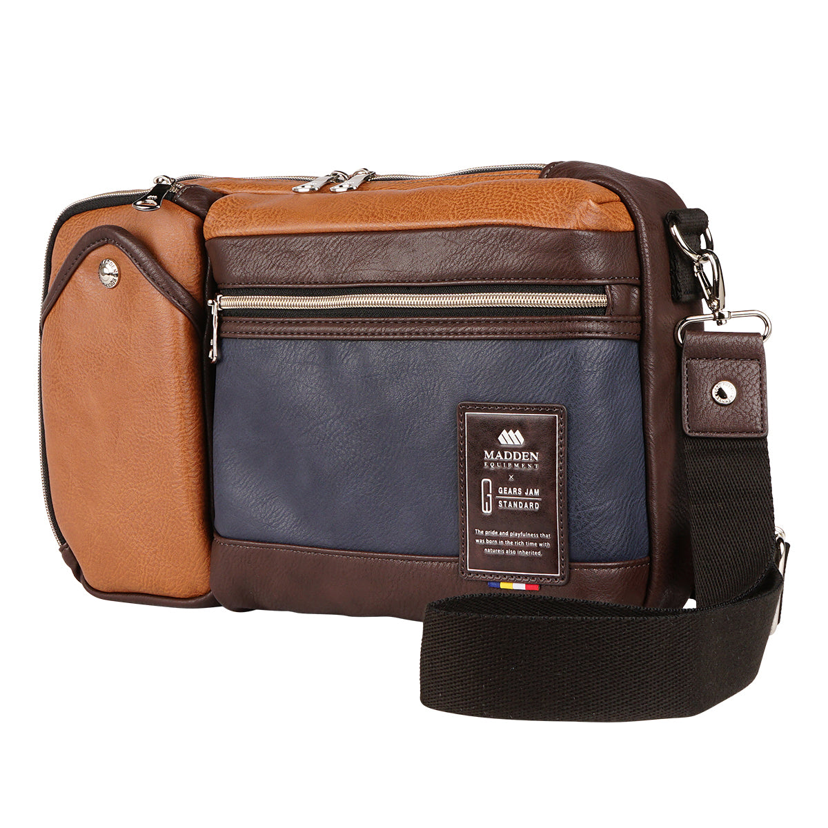 MADDENxGear’s JAM コラボ 3WAYショルダーバッグ キャメル